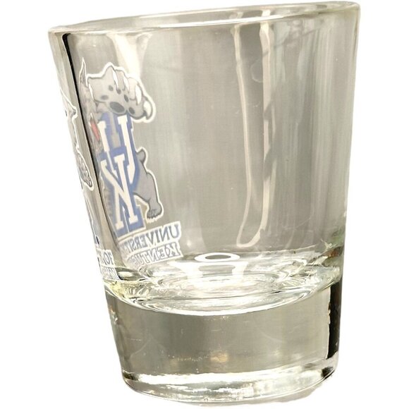 Hunter University of Kentucky Wildcat Logo Shot Glass Vintage EUC - Picture 6 of 9